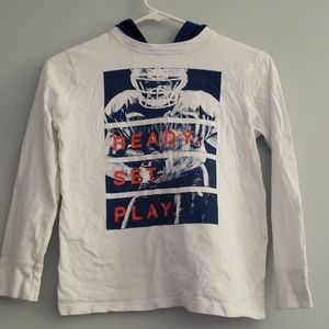 Boys long sleeve hoodie tee